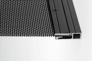 SS304 Security Screens Black Powder Coated 12mesh 0.032" Wire Plain Weave