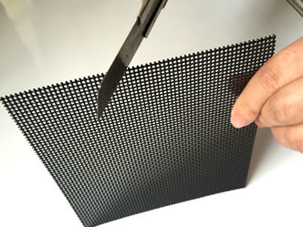 Knife Proof Window Screen Mesh Stainless Steel Powder Coated 0.035" Wire 10mesh