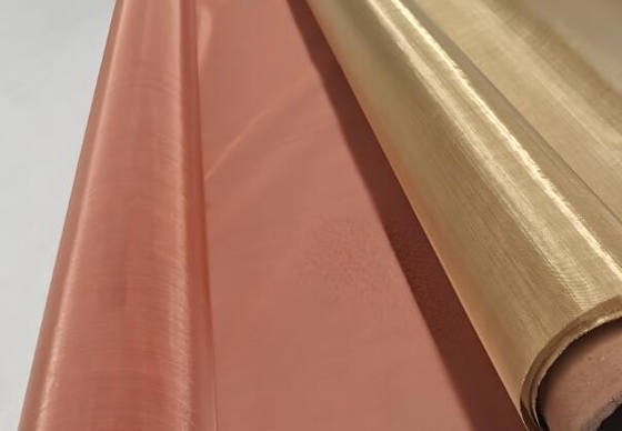 Copper Woven Wire Mesh With Slit Edge With Resists Atmospheric And Moisture Corrosion