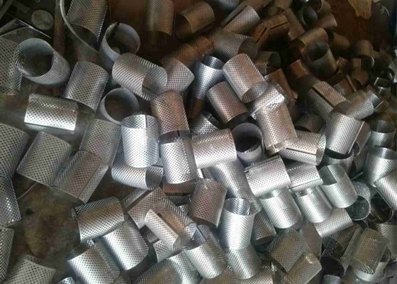 Easily Customized Perforated Wire Mesh High Strength Mild Steel Aluminum Copper Brass Or Stainless Steel