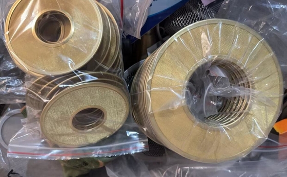 Stainless Steel Brass Wire Mesh Filters Woven Type Cost Effective