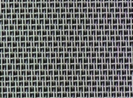 Five Heddle Weave Steel Wire Mesh 0.15m To 1.6m Width