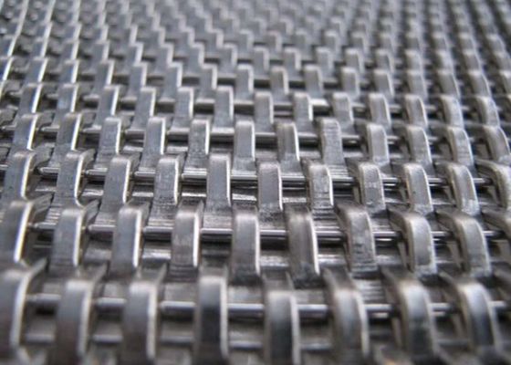Flat Square Woven Decorative Metal Mesh Stainless Steel or Aluminum