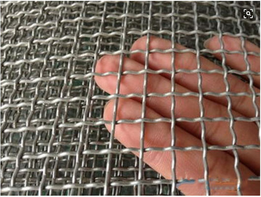 Hooked Vibrating Sieve Screen Mesh SUS304 Crimped For Mining Quarry Crimped Wire Mesh