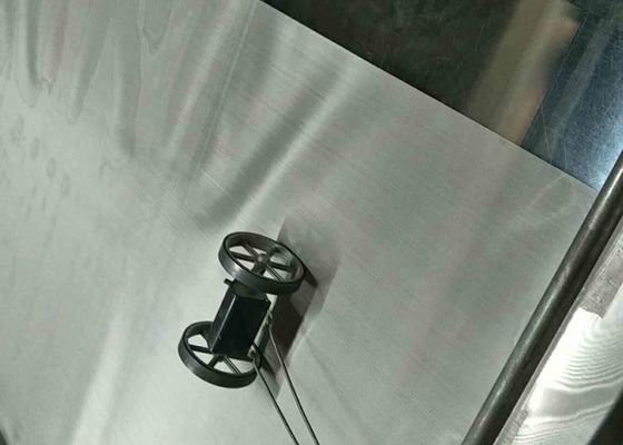 Micro Opening 36" 48" SS Woven Wire Mesh Bright Silver