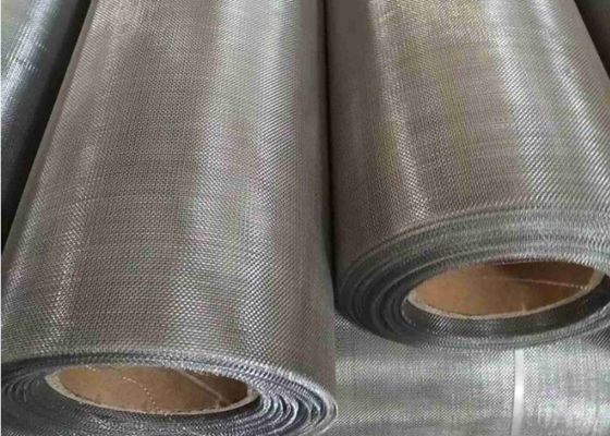 Plain Weave 201 302 SS Woven Wire Mesh 120×110 Mesh