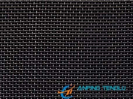0.15mm To 0.6mm Black Stainless Steel Mesh 12x64 Mesh To 40x200 Mesh