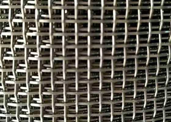 0.5 To 8mm Stainless Steel Crimped Wire Mesh 1 To 20 Mesh Bright Silver