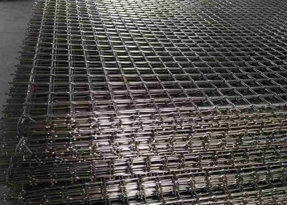 Plain Crimped 8" Carbon Steel Wire Mesh For Mining And Quarry