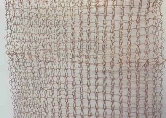 Pure Copper 0.25mm Metal Filter Mesh 2.0mm To 7.0mm Opening
