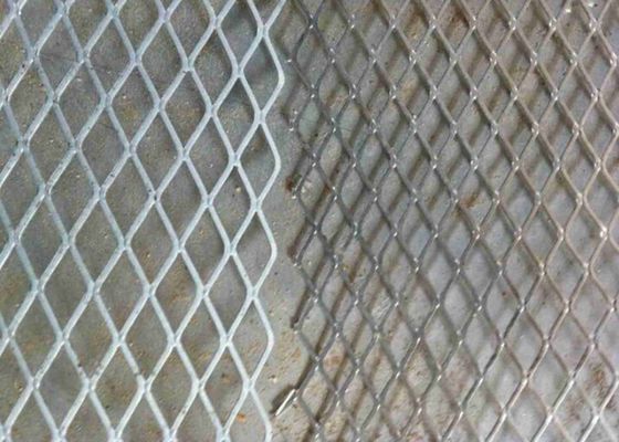 Flattened Diamond Hole Expanded Metal Mesh Smooth Surface SS304 SS316 ETC