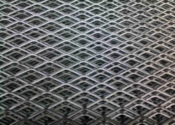 Galvanized Steel Expanded Metal Mesh Firm Structure Low Carbon Steel ISO