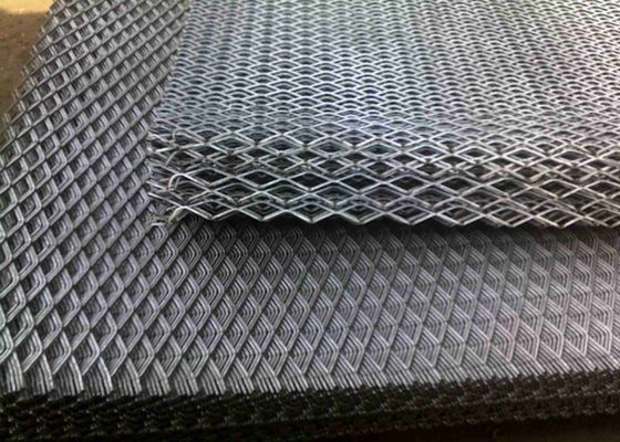Galvanized Steel Expanded Metal Mesh Firm Structure Low Carbon Steel ISO