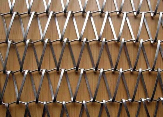 High Temperature AISI 1mm To 3mm Wire Conveyor Belt Stainless Steel