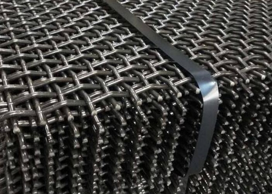 0.5mm 65mn Woven Crimped Wire Mesh High Wear Resistance For Mining Screens