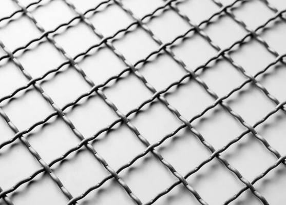 5mm Crimped Wire Mesh 65mn Steel Galvanized Steel Stainless Steel Aluminum