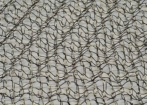 Corrugated Stainless Steel Knitted Wire Mesh 0.10-0.30 Mm