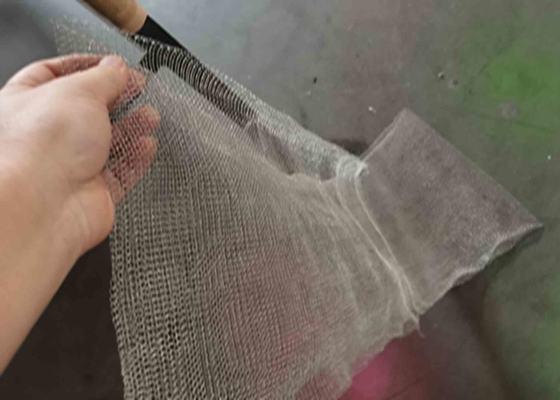 Alkali And Acid Resistance Stainless Steel Knitted Wire Mesh 0.08mm To 0.5mm