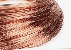 99.9% Pure Copper Wire Round And Flat Shape Resistant To Corrosion Abrasion