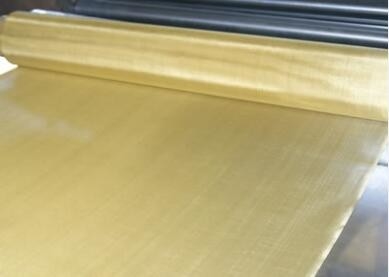 Filtering Liquid And Gas Woven Brass Mesh Square Hole Abrasion Corrosion Resistance