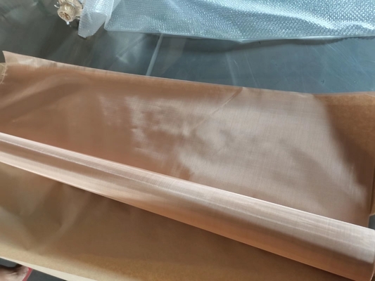 Pure 99.9% Copper Metal Woven Wire Mesh Cloth For Shielding Or Filtering
