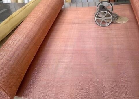 High Conductivity Rust Corrosion Copper Woven Wire Mesh