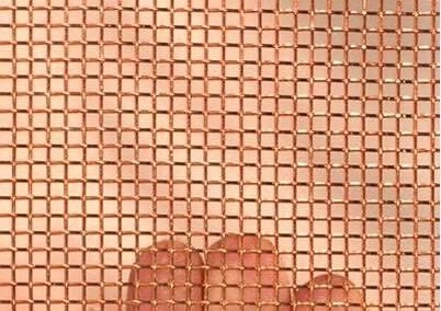 High Conductivity Rust Corrosion Copper Woven Wire Mesh
