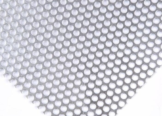 Decoration 8.0mm Thick Aluminum Perforated Mesh With High Strength