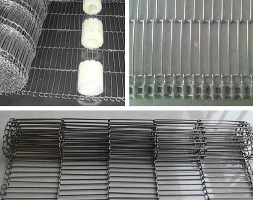 Rod Network Wire Conveyor Belt Ss304 Ss316 High Open