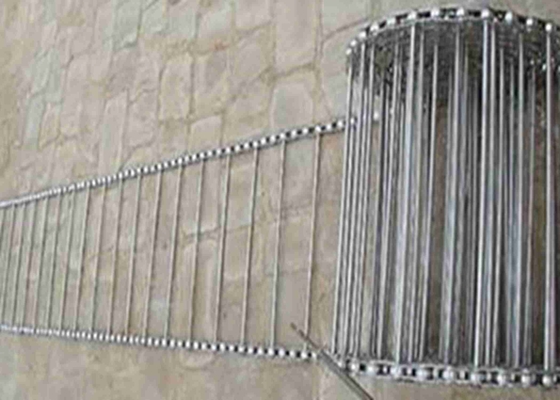 Ss 304 Ladder Conveyor Belt Straight And Curved Types
