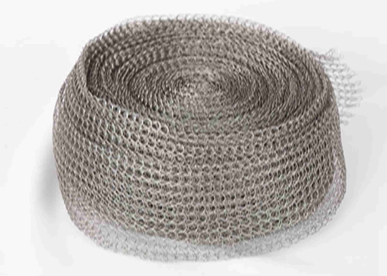Titanium Knitted Mesh 0.08mm To 0.50mm Diameter Wire Good Thermal Property