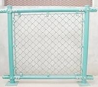 Vinyl Coated Chain Link Wire Mesh For Fence Used In Residential Commercial Industrial Areas