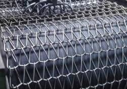 Ss 304 Ss 316 Woven Wire Conveyor Belt Food Processing
