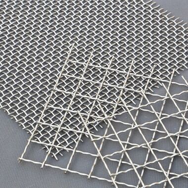 65mn Square Hole Galvanized Steel Crimped Wire Mesh for Mine Sieving and Decorative Use