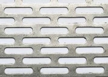 Material Mild Perforated Steel Mesh High Strength 1m Width