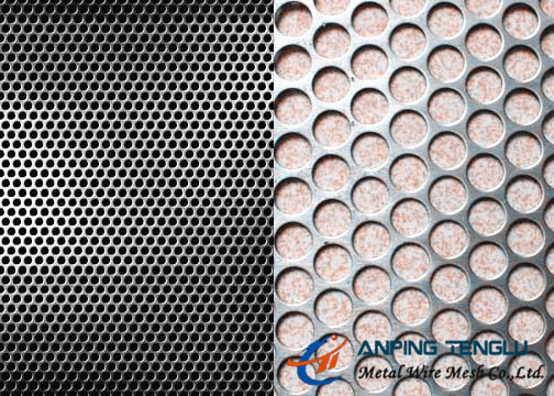 Decoration 8.0mm Thick Aluminum Perforated Mesh With High Strength