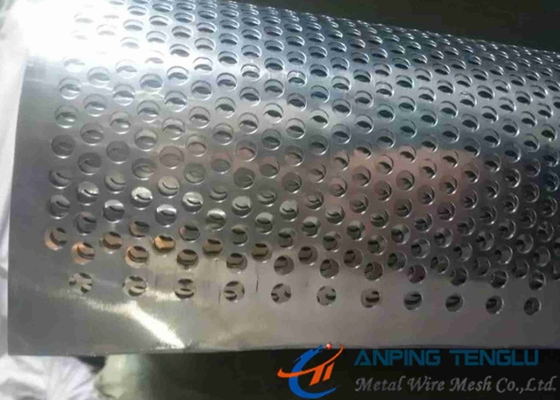 Wear Resisting 0.5mm Perforated Metal Mesh Stainless Steel S30400