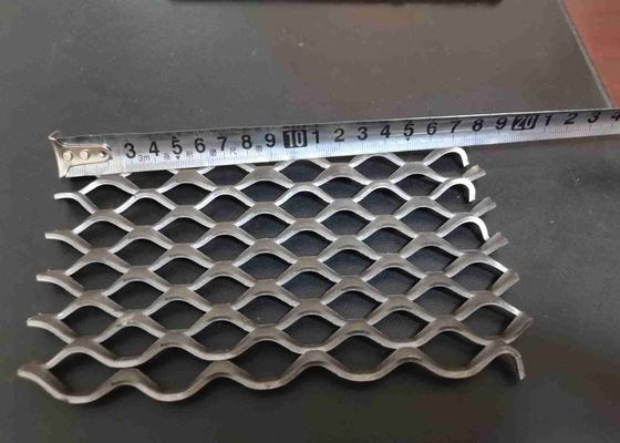 Raised Small Expanded Metal Mesh For Architectural And Commercial Industries